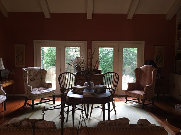 Living Room french doors