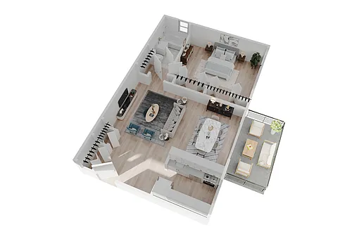 Floor plan One Bedroom
