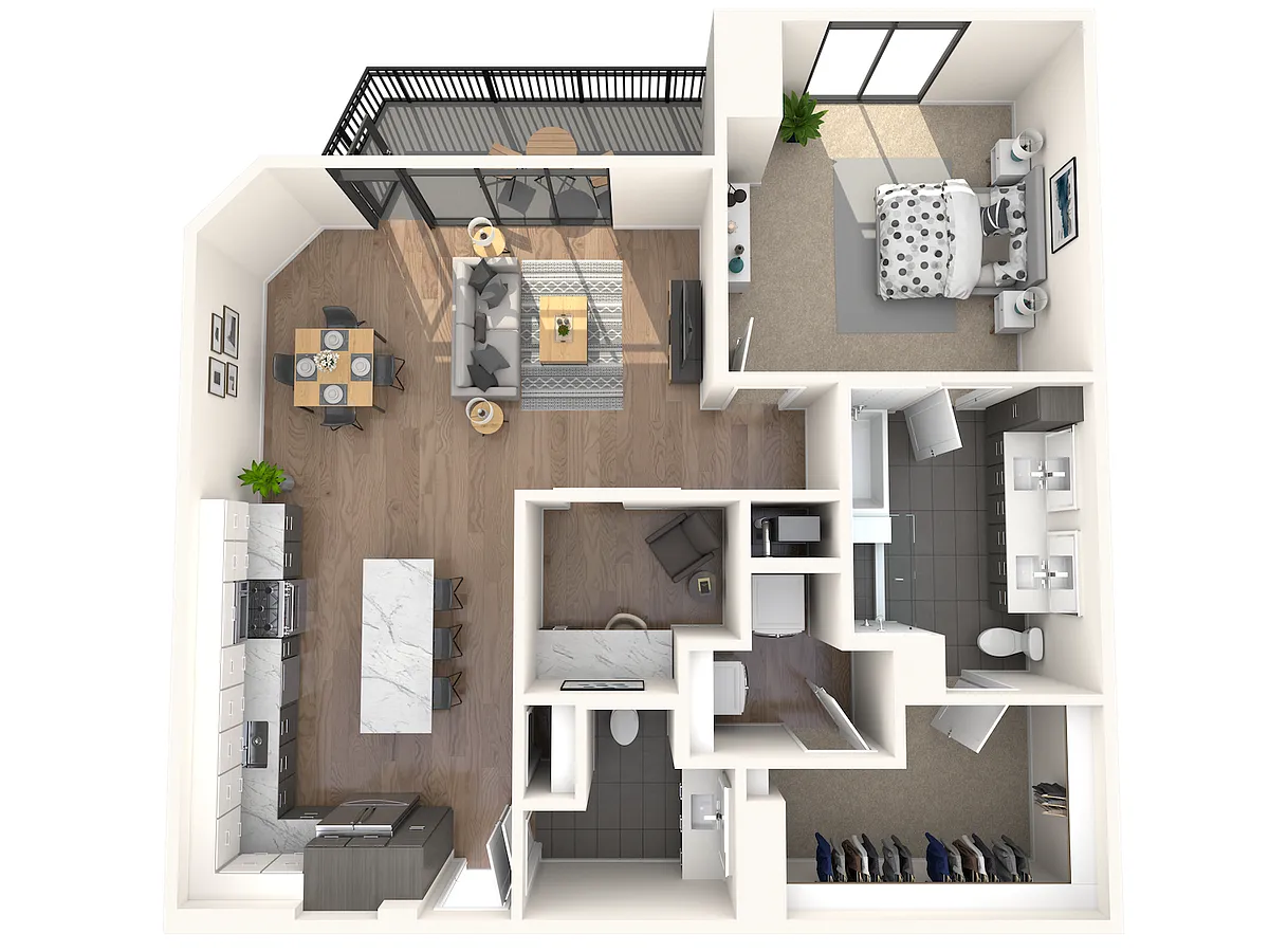 Floor plan A13