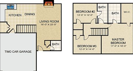 2 Story Floor plan