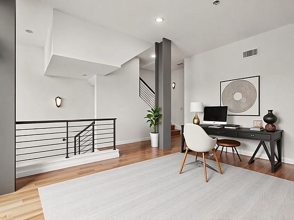 2nd FL loft with home office