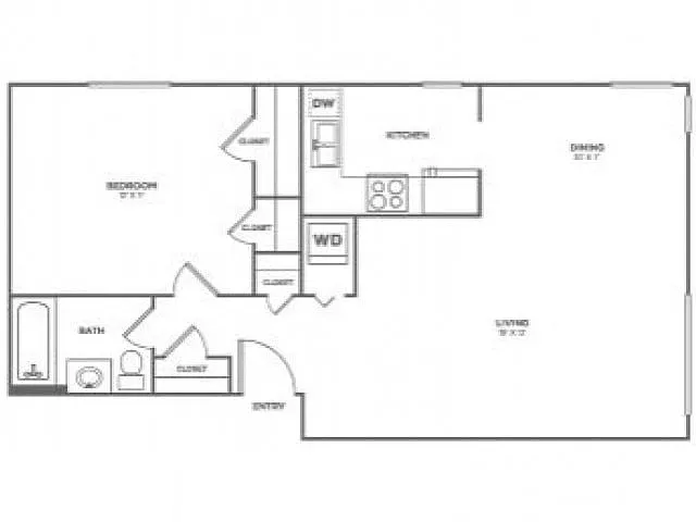 Floor plan Whidbey-Restored