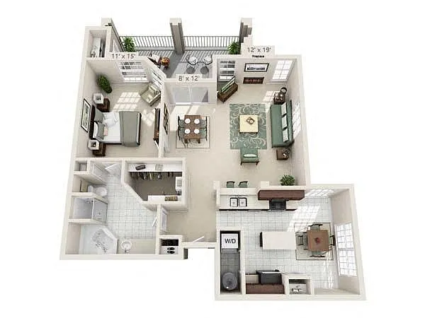 Floor plan A1-A