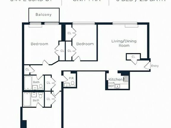 2nd image of 344 E 63rd St APT A