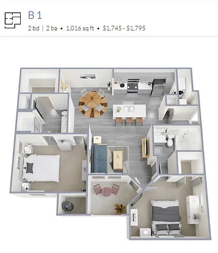 Floor plan 2X2