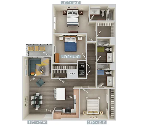 Floor plan C5-1370