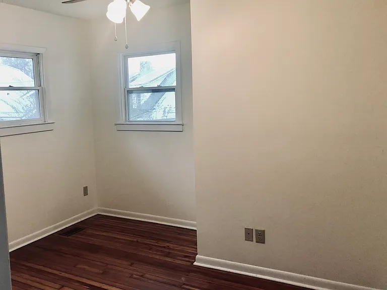 Back bedroom is smaller getting northern and eastern light.