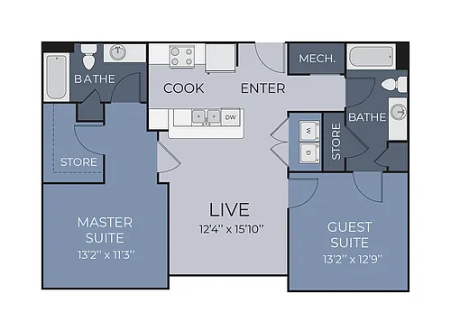 Floor plan B
