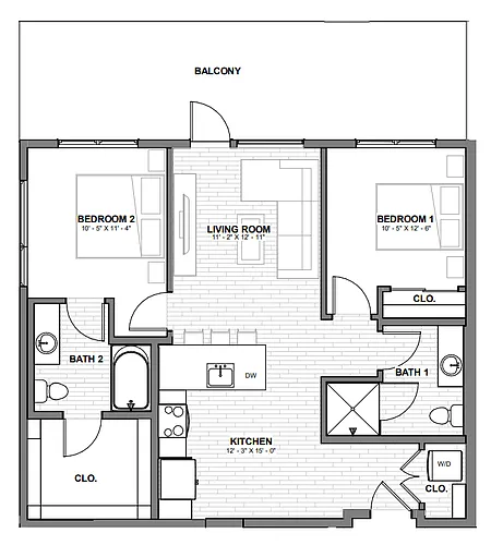Floor plan Gregory