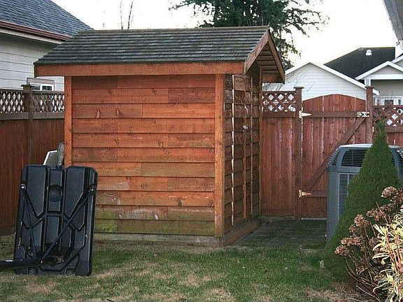 Shed for all your gardening tools