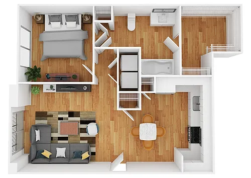 Floor plan A2 | Renovated