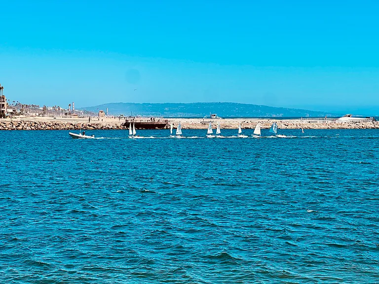 A view of the channel, a one minute walk away