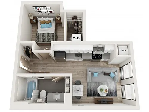 Floor plan Q