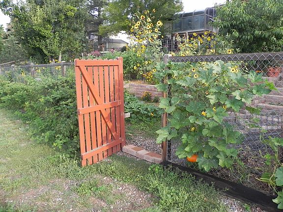 Back gate to open space