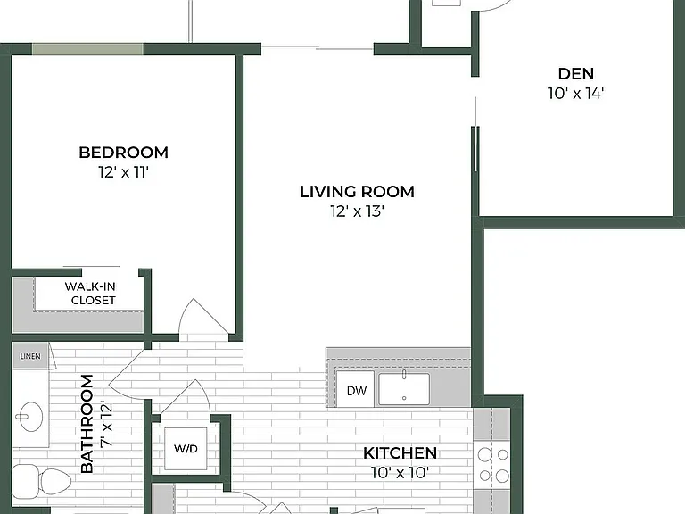 Floor Plan C1 | The Woodlands Apartments | Apartments in Menomonee Falls, WI Floor Plan C1 | The Woodlands Apartments | Apartments in Menomonee Falls, WI