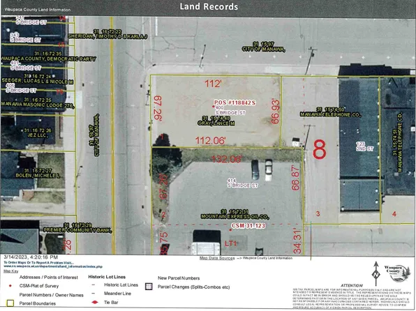 400 S Bridge St, Manawa, WI 54949