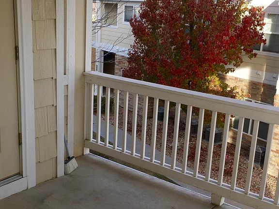 Large balcony with private huge storage closet
