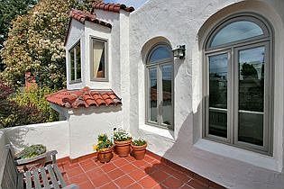 Inviting front porch
