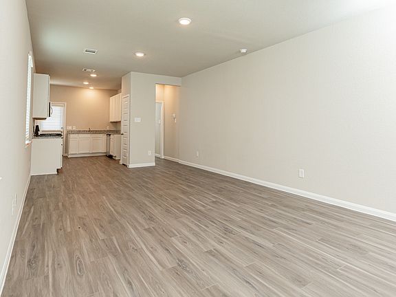 Family Room to Dining Area and Kitchen