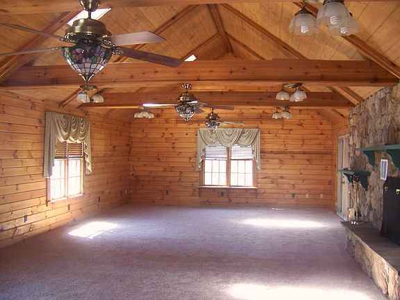 Great room with fireplace