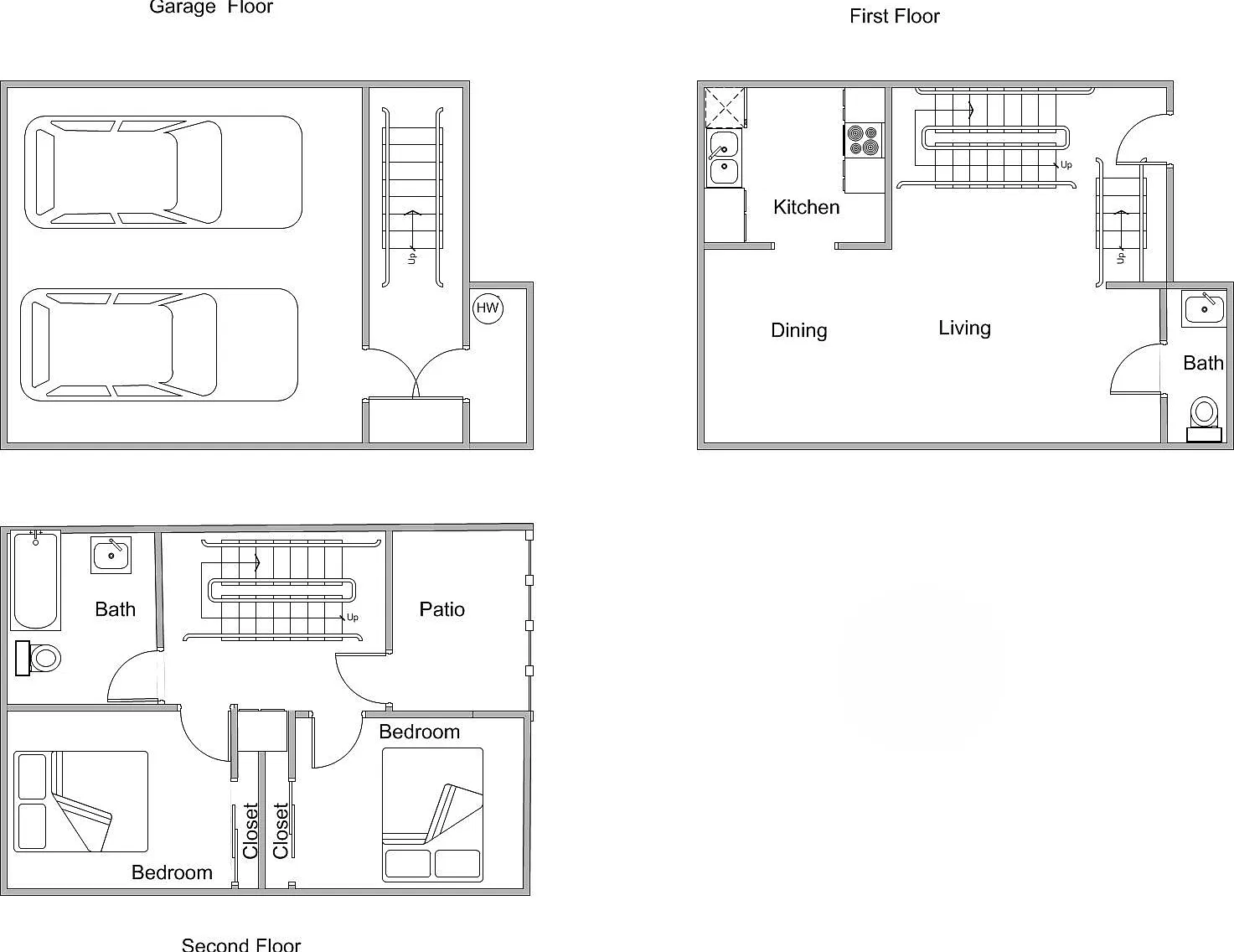 2 bed, 1.5 bath, 972 sqft, $2,900 — Photo 2