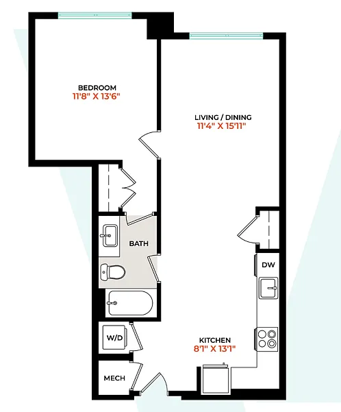Floor plan A24A