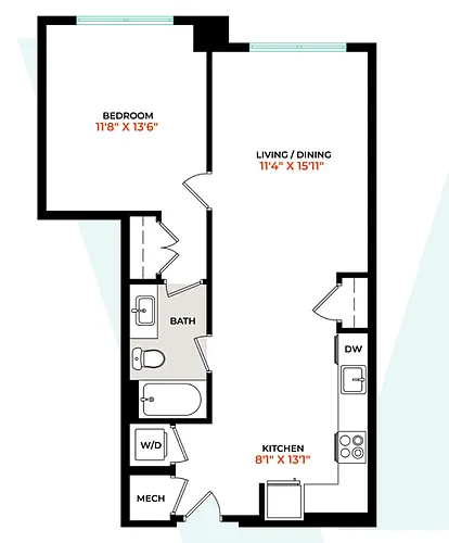 Floor plan A24A