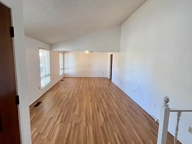 Entrance, hallway, living and dining rooms