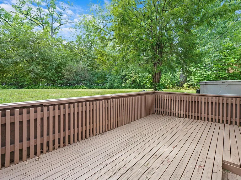 Deck on lower level