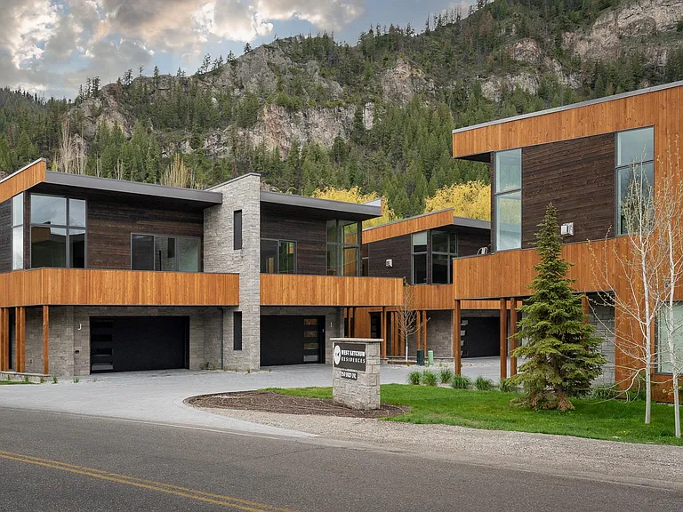 Entrance to the development. Unit is 3 homes in from the street. Private and quiet location. Access to EVERYTHING in Downtown Ketchum and River Run.