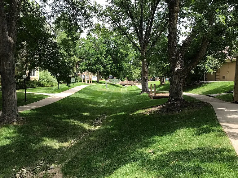 Greenbelt in complex - visible from the porch