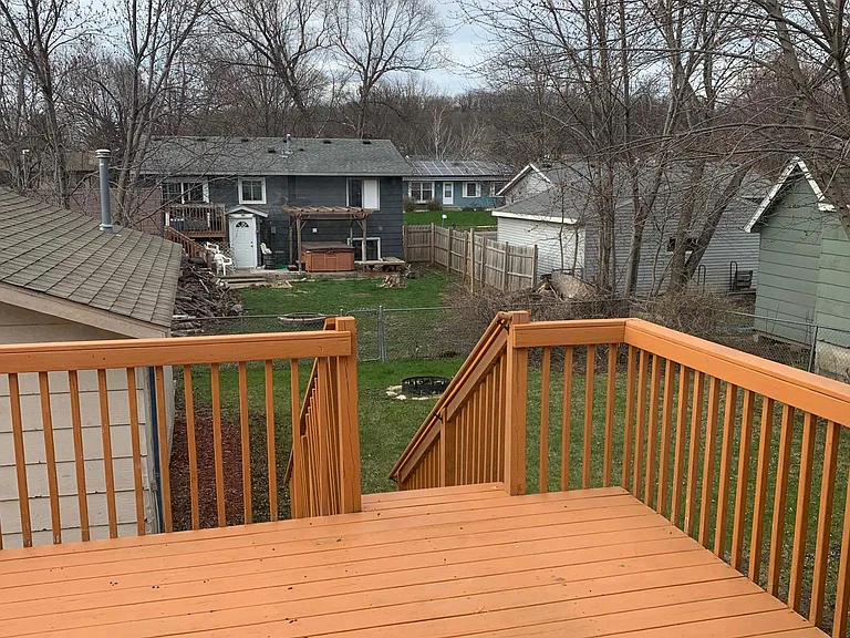 Deck off dining room, perfect for summer bbq.