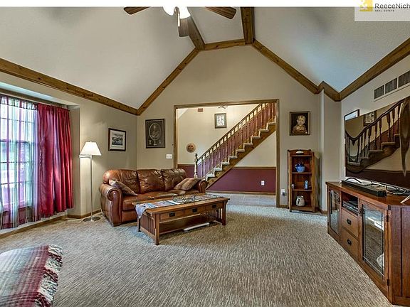 Dramatic vaulted ceiling