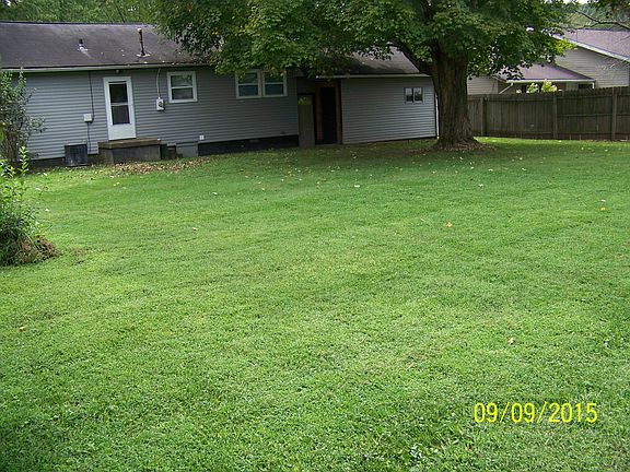 huge, fenced in back yard
