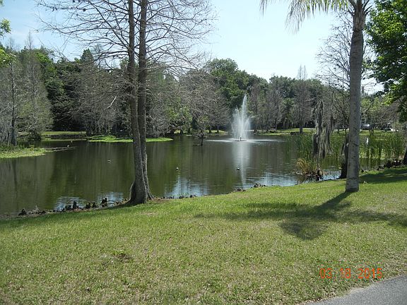 Lake with Fountain
