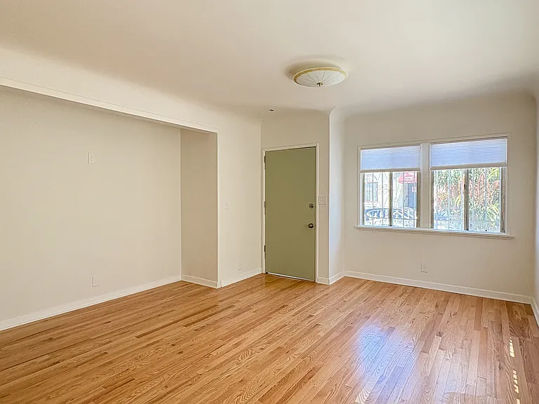 Living room with TV nook