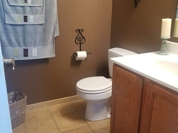 1\2 bath downstairs
