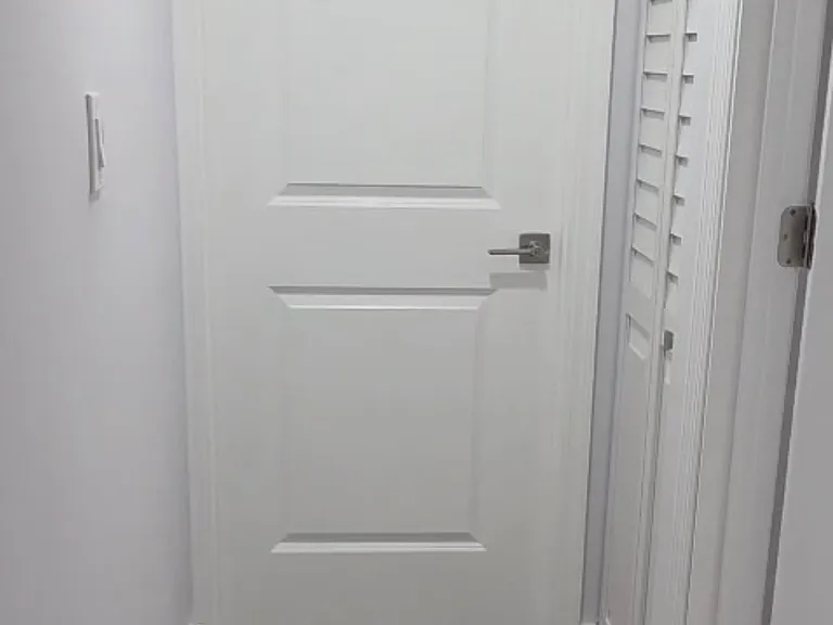 Bedrooom Door and Hallway Closet - Brand New Flooring and Doors