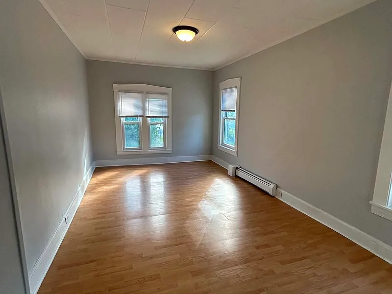 Bedroom 2. Tall ceilings