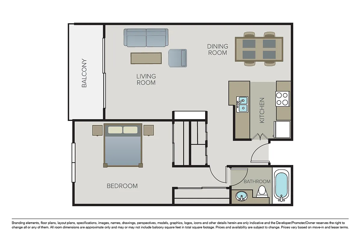 Floor plan Plan 1B