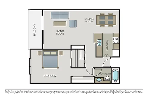 Floor plan Plan 1B