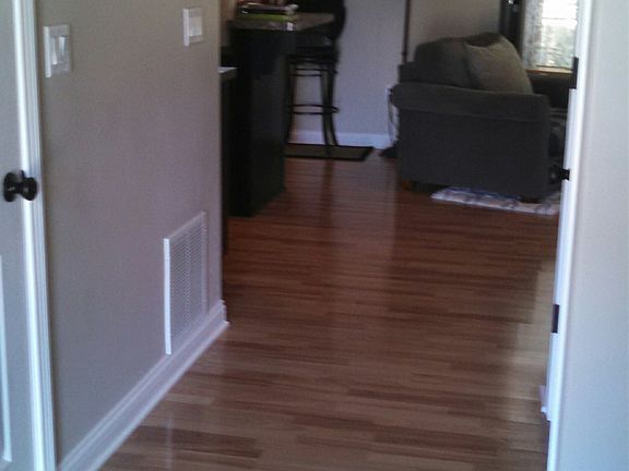 Foyer to Living/Kitchen Area