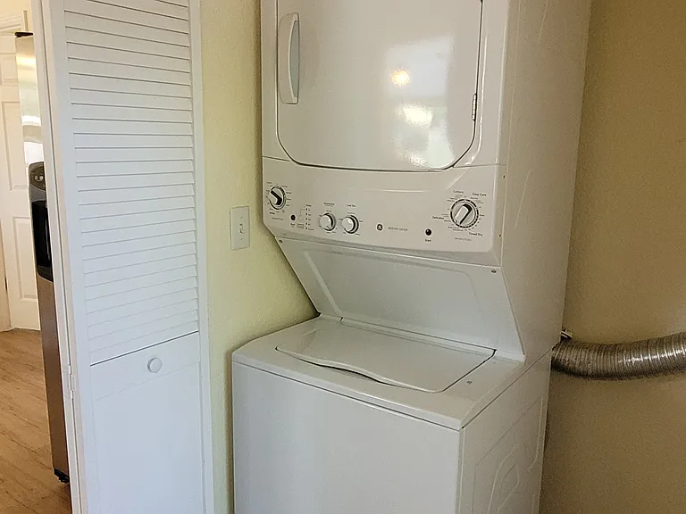 Washer and dryer in unit