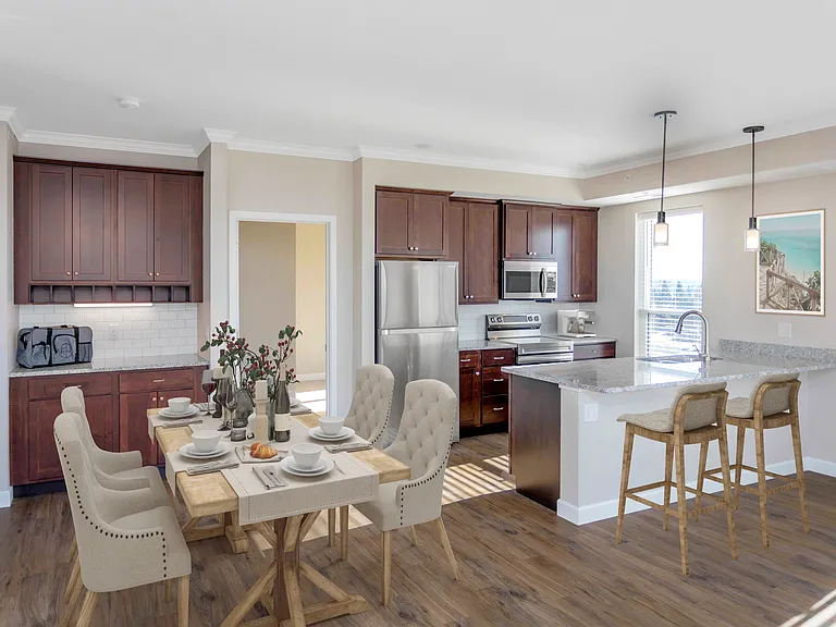 Coffee/wine bars in select floor plans