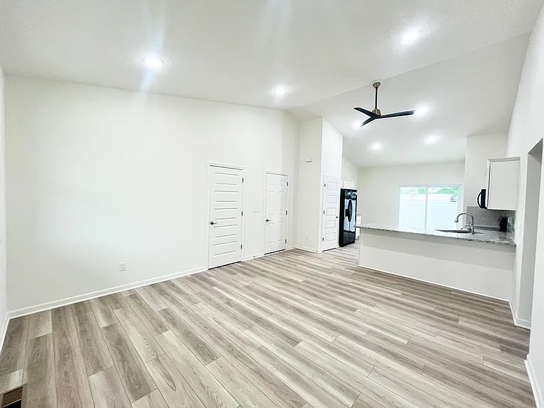 Open concept design with luxury ammenities