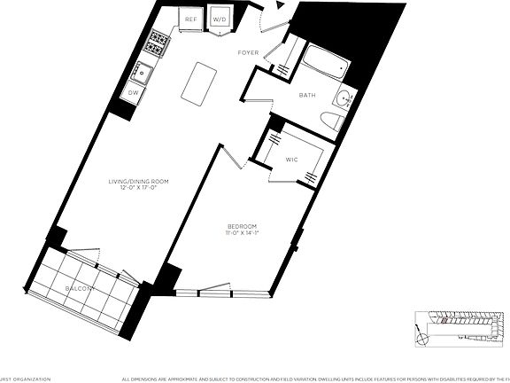 2nd image of 625 W 57th St APT 722