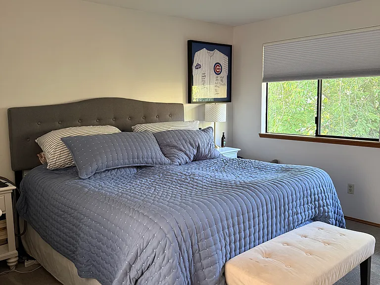 Plenty of room for a King sized bed.