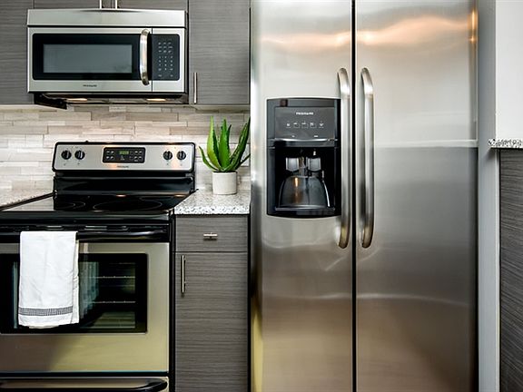 kitchen stainless steel, marble,