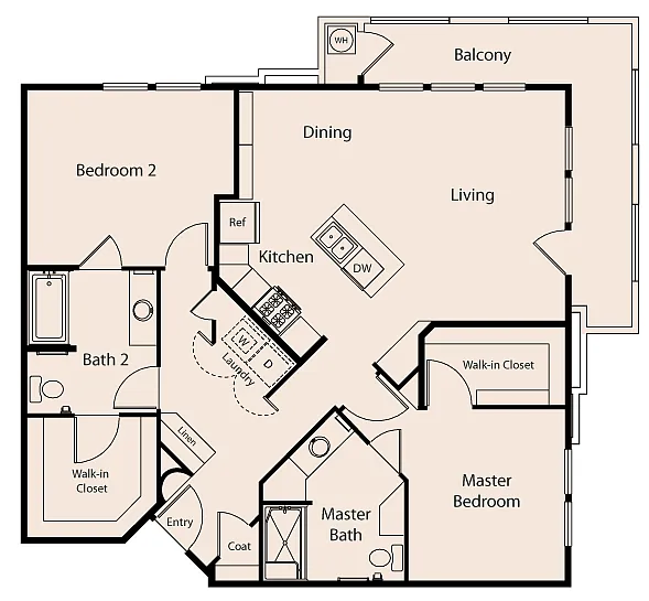 Floor plan 2C