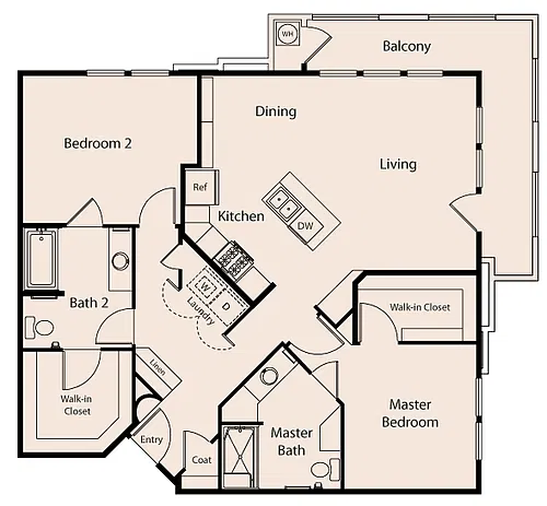 Floor plan 2C